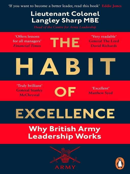 Cover image for The Habit of Excellence